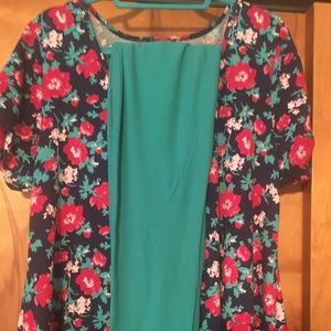 Lularoe perfect tee and matching tc leggings
